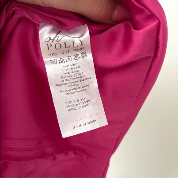 Oh Polly Timeless Ruched Satin Mini Dress - Picture 5 of 8